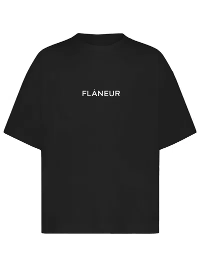 Flâneur Flaneur T-shirts And Polos In Black