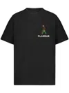 Flâneur Flaneur Blurred Stroller Print Black T Shirt In Black