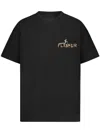 Flâneur Flaneur Passage Of Time Black T Shirt In Black