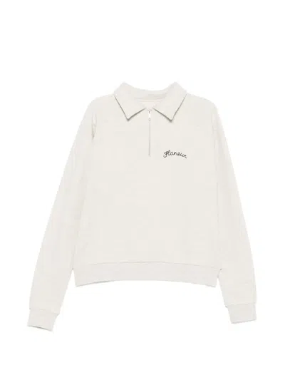 Flâneur Zip-fastening Sweatshirt In Neutral