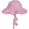 Flap Happy Kids'  Baby Upf 50+ Double Ruffle Uv Blocking Sun Hat In Pink