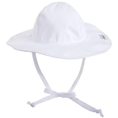 Flap Happy Baby/toddler Upf 50+ Organic Uv Blocking Wide Brim Floppy Sun Hat In Brown