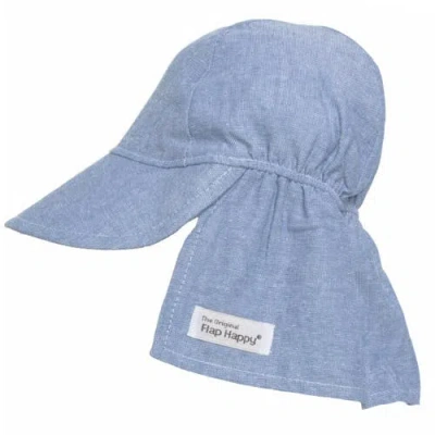Flap Happy Baby/toddler Upf 50+ Original Flap Hat In Blue