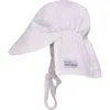 Flap Happy Kids'  Baby/toddler Upf 50+ Original Flap Hat In White