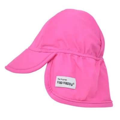Flap Happy Kids'  Baby/toddler Upf 50+ Sustainably Made, Uv Blocking  Swim Flap Hat In Pink