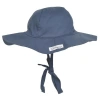 Flap Happy Kids'  Baby/toddler Upf 50+ Uv Blocking Wide Brim Floppy Sun Hat In Blue
