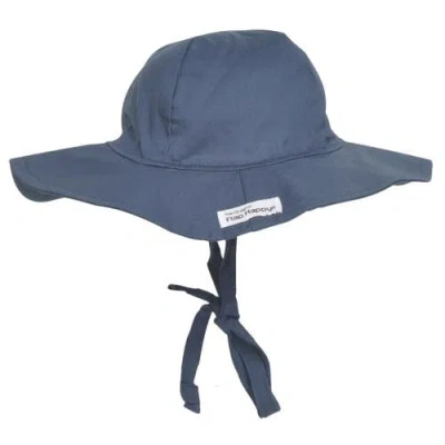 Flap Happy Kids'  Baby/toddler Upf 50+ Uv Blocking Wide Brim Floppy Sun Hat In Blue