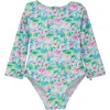 FLAP HAPPY FLAP HAPPY GIRL'S  UPF 50+ CHARLIE LONG SLEEVERASH GUARD SWIMSUIT