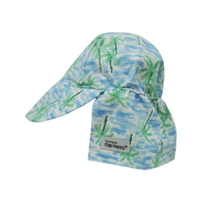 Flap Happy Kids Upf 50+ Original Flap Hat In Green