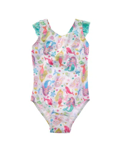 Flap Happy Kids' One Piece Mermaid Bliss Swimsuit In Multi