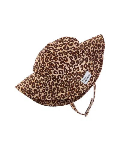 Flap Happy Printed Bucket Hat In Brown
