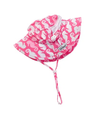 Flap Happy Printed Bucket Hat In Pink