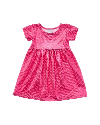 Flap Happy Kids' Shiny Pink Scales Dress