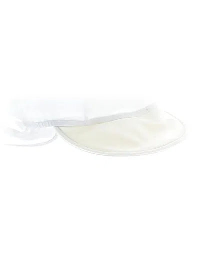 Pre-owned Flap Happy Kids' Sun Hat In White