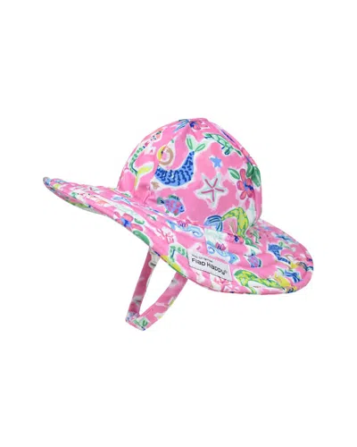 Flap Happy Kids' Swim Sun Hat In Multi