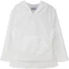 Flap Happy Toddler & Kids Upf 50+ Zuma Terry Beach Hoodie In White