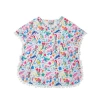Flap Happy Kids'  Triple Brushed Girls Upf 50+ Kaia Beach Swim Cover-up In Mermaid Friends