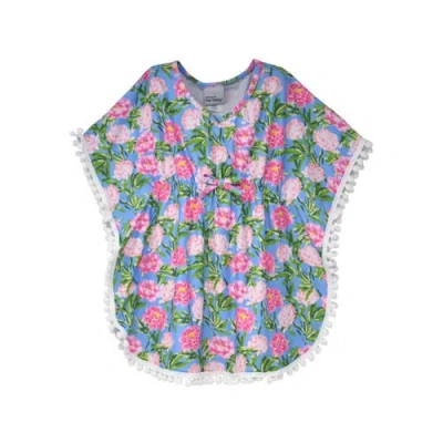 Flap Happy Kids'  Triple Brushed Girls Upf 50+ Kaia Beach Swim Cover-up In Multi