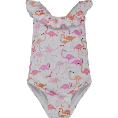 Flap Happy Kids'  Upf 50+ Mindy Crossback Swimsuit For Girls In Multi