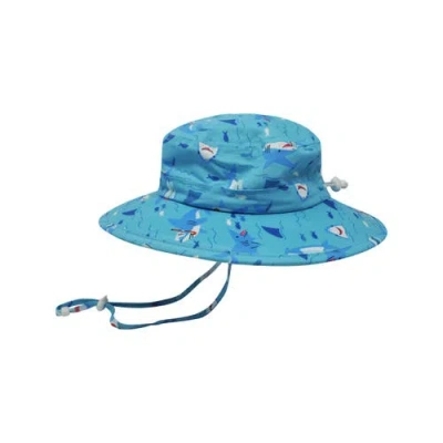 Flap Happy Upf 50+ Outdoor Adventure Sun Hat For Kids In Blue