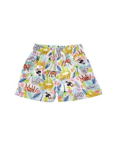 Flap Happy Kids' Wild Jungle Short In Multi