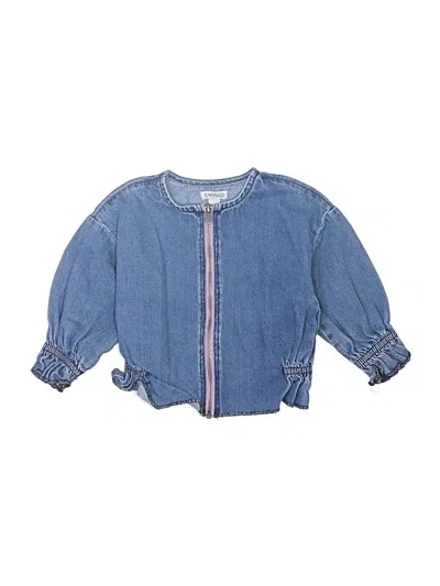 Pre-owned Flapdoodles Kids' Denim Jacket In Blue
