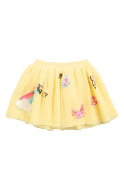 Flapdoodles Kids' Butterfly Tutu Skirt In Yellow