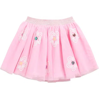 Flapdoodles Kids' Daisies Tutu Skirt In Pink