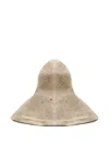 Flapper Logo Plaque Hat In Neutral