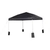 Flash Furniture 10'x10' Black Event Straight Leg Canopy Tent With Sandbags And Wheeled Case In Black