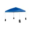 Flash Furniture 10'x10' Blue Event Straight Leg Canopy Tent With Sandbags And Wheeled Case In Blue