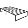 Flash Furniture 14 In Metal Platform Bed Frame - (twin) In Black