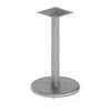 Flash Furniture 18'' Round Restaurant Table Base With 3'' Dia. Table Height Column, Silver In Gray