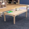 Flash Furniture 23.5 X 47.25 X 14.5 In. Bright Beginnings Commercial Grade Wooden Rectangular Preschool Classroom Ac
