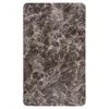 Flash Furniture 24" X 42" Rectangular Gray Marble Laminate Table Top In Brown