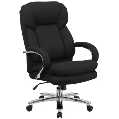 Flash Furniture 24/7 Intensive Use 500 Lb. Rated Black Fabric Executive Office Chair