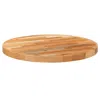 Flash Furniture 30" Round Butcher Block Style Table Top In Multi