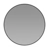 Flash Furniture 36" Round Black Metal Framed Wall Mirror In Black