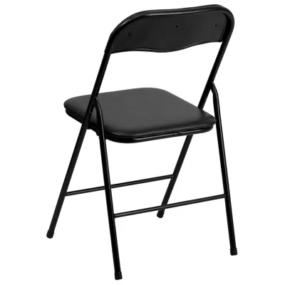 Flash Furniture 5 Piece Black Folding Card Table And Chair Set With 4 Folding Chairs And Table