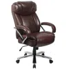 Flash Furniture 500 Lb. Rated Brown Executive Swivel Office Chair With Extra Wide Seat In Brown