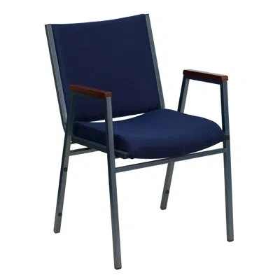 Flash Furniture Aliya Heavy Duty Stack Chair With Arms In Blue