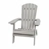 Flash Furniture All-weather Poly Resin Indoor/outdoor Folding Adirondack Chair In Gray In Gray