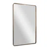Flash Furniture Ava 48" X 30" Metal Deep Framed Wall Mirror - Large Accent Mirror, Bronze In Black