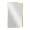 Flash Furniture Ava 48" X 30" Metal Deep Framed Wall Mirror - Large Accent Mirror, Gold In Gold