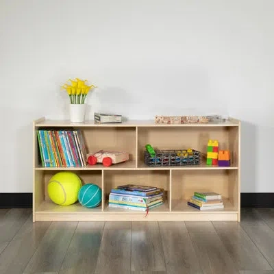 Flash Furniture Bexley Wooden School Classroom Storage Cabinet/cubby For Commercial Or Home Use