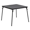 Flash Furniture Black Folding Card Table - With Collapsible Legs In Black