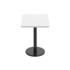 Flash Furniture Carrus Rectangular Laminate Dining Table Top With Round Base In White