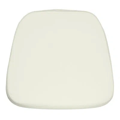 Flash Furniture Chiavari Soft Fabric Chiavari Chair Cushion In White