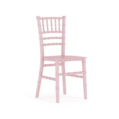 Flash Furniture Child's Pink Resin Party And Event Chiavari Chair For & Residential Use