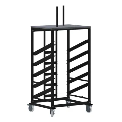 Flash Furniture Cocktail Table Dolly For 30'' Round Tables In Black